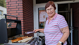 Abschiedsgrillen in der Sandstraße